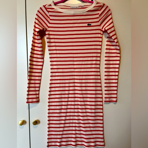 Lacoste Stripe Dress - Picture 2 of 5